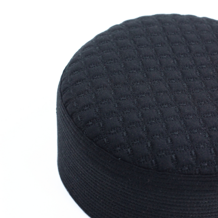 Mazari Cap, traditional Pashtun cap, handcrafted Pashtun headwear, red and black cultural cap