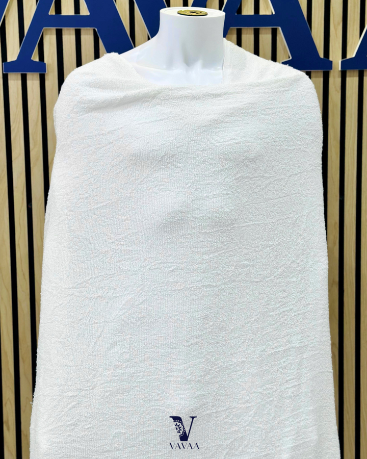 White cotton Ihram set – breathable and lightweight for Hajj and Umrah

