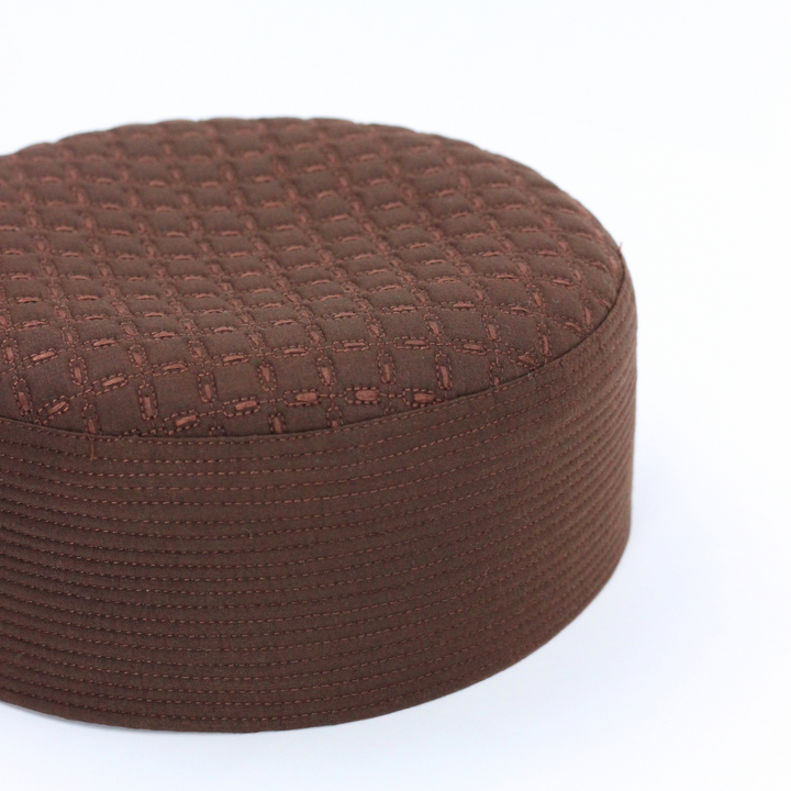 Mazari Cap, traditional Pashtun cap, handcrafted Pashtun headwear, red and black cultural cap