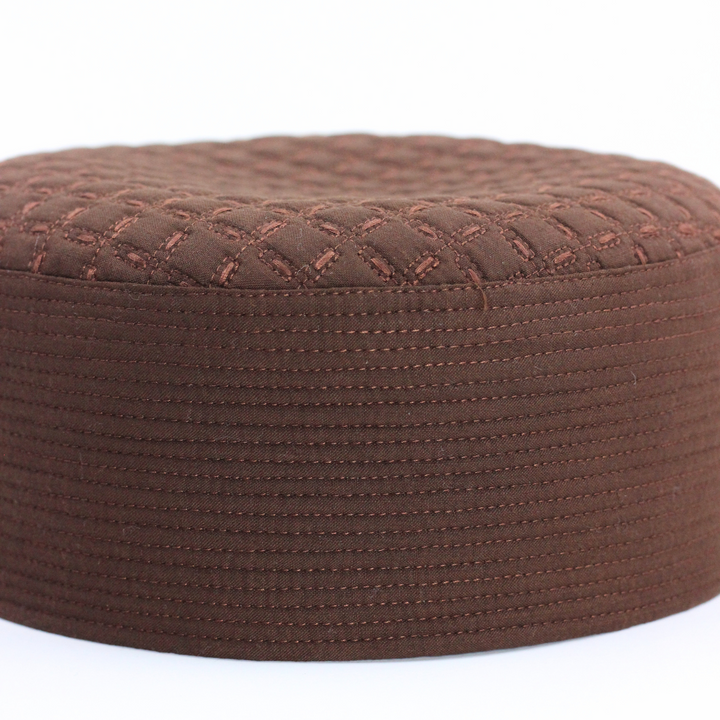 Mazari Cap, traditional Pashtun cap, handcrafted Pashtun headwear, red and black cultural cap