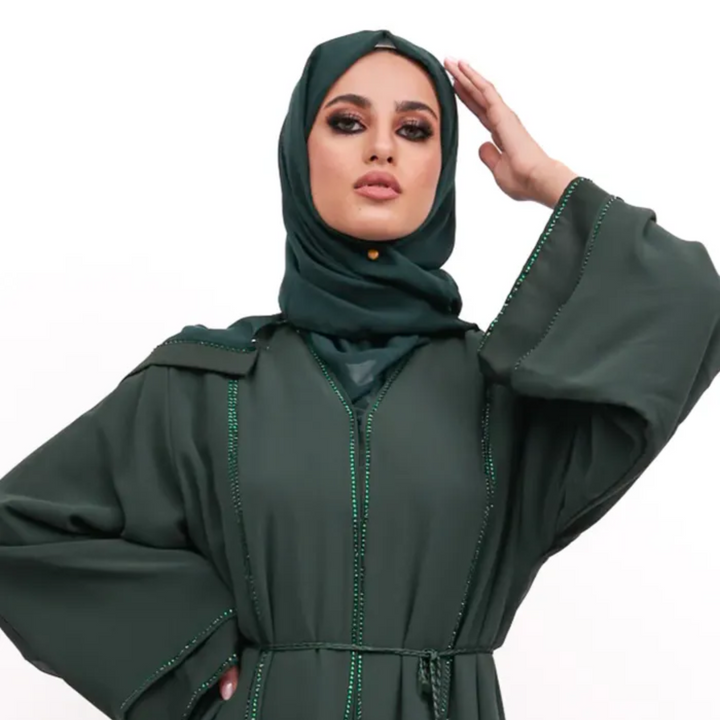 Vavaa modest grey abaya for women near me, Islamic clothing UK