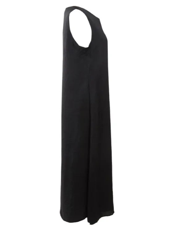 Elegant Slip Dress for modest layering, ideal under dress abayas and open abayas, available at Vavaa UK Outlet.