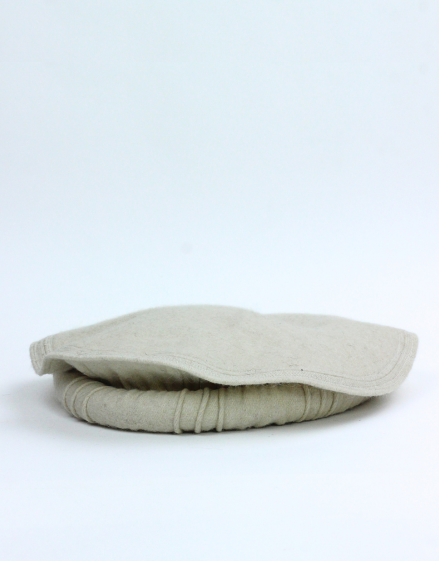 Plain Pakol Lilac White Wool Cap | Vavaa London | Affordable Price