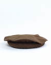 Brown pure wool Chitrali Pakol hat for men  shop online at Vavaa outlet near me in UK.