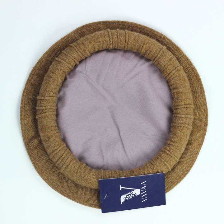 Handmade khaaki wool Pakol for men  Islamic cap available online at Vavaa UK