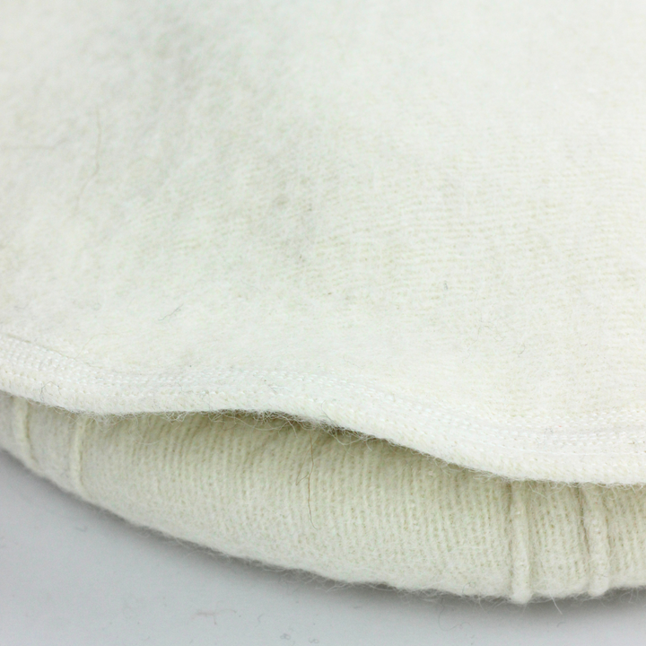 Vavaa pure wool Pakol in pearl white  winter hat for men available near me.