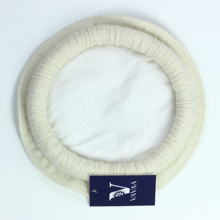 pearl white Afghan Pakol traditional wool cap, shop online in UK.
