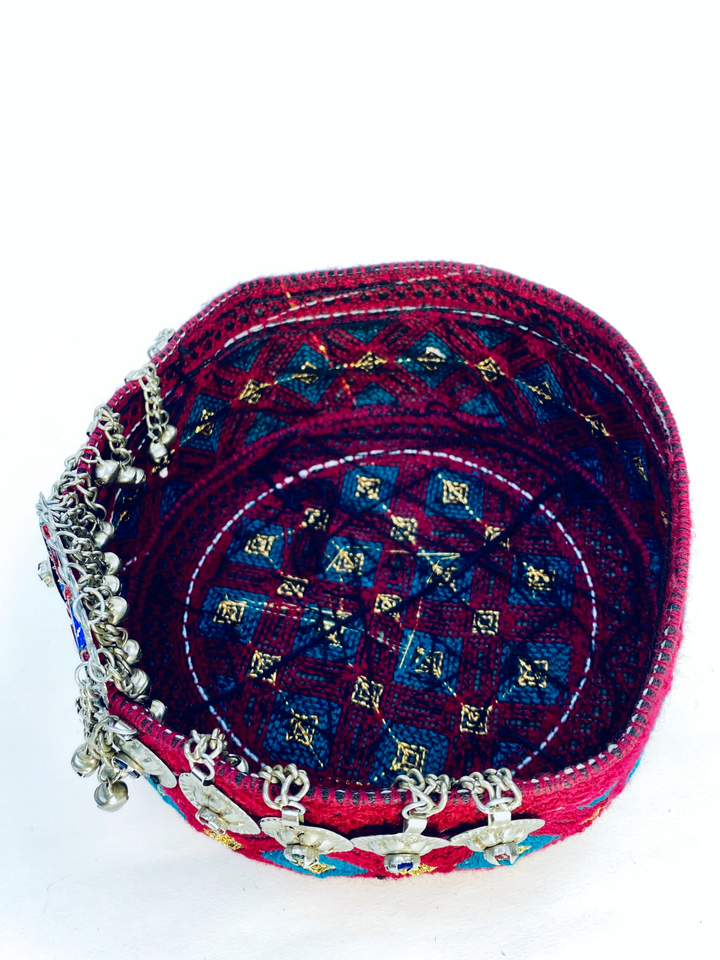 Unique Afghan Kuchi Cap for cultural events and festivals handmade artistry by Vavaa London