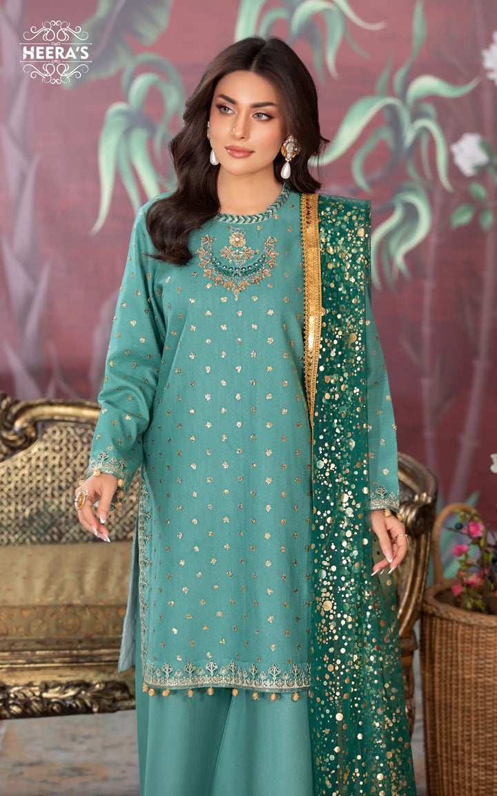kameez shalwar set with shiny foil dupatta shop now from the Vavaa outlet near me.