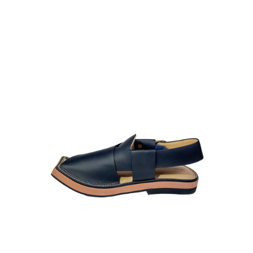 Kaptaan Chappal Matt Black | Vavaa Clothing UK