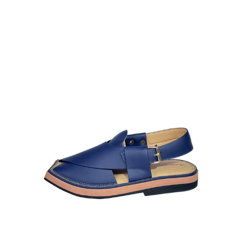 Kaptaan Chappal Navy Blue | Vavaa Clothing