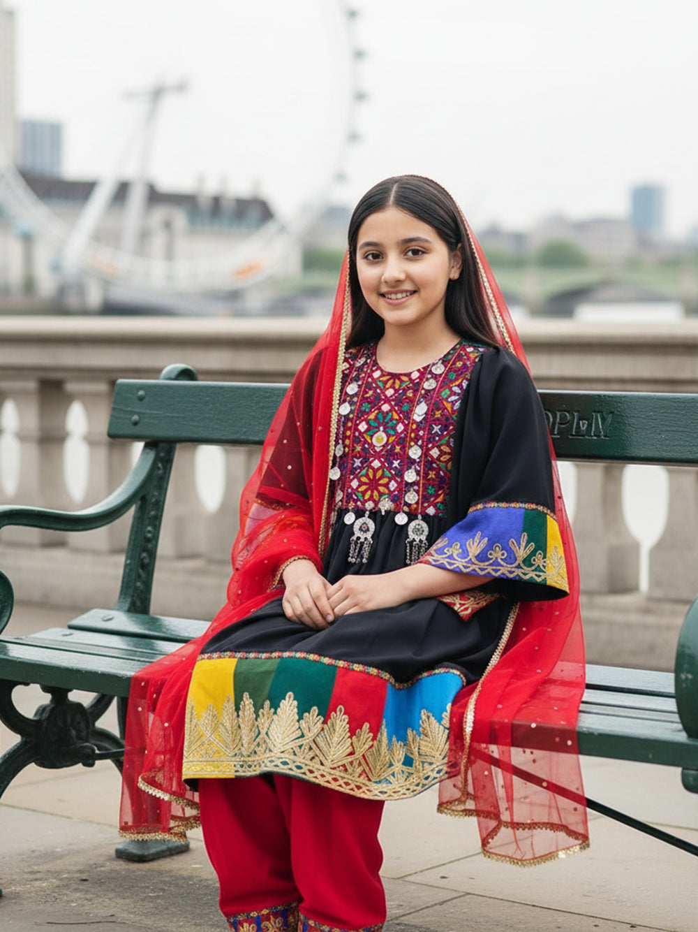 Buy Black Afghan Dress for Girls | Top Quality Afghan Wear