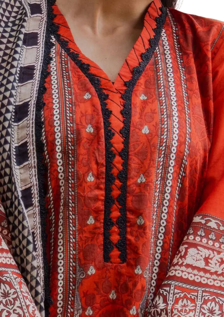 orange Pakistani khaddar suit near me perfect winter outfit available in Vavaa outlet UK.