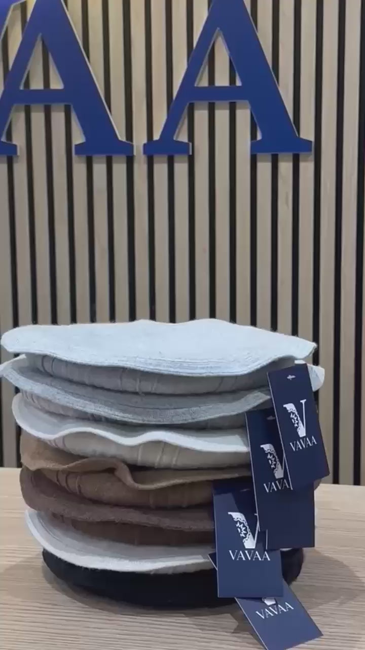 Dark grey pure wool Pakol comfortable handmade cap near me at Vavaa outlet.
all colors of pakol.