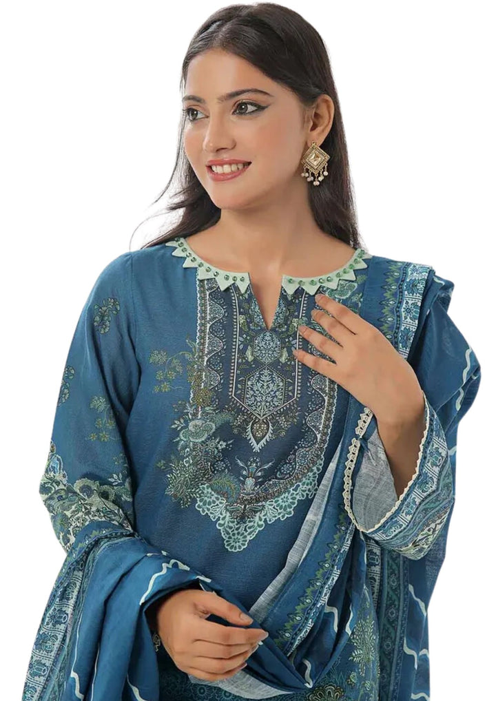 Elegant stitched khaddar suit with dupatta near me find discounted Asian winter suits near me.