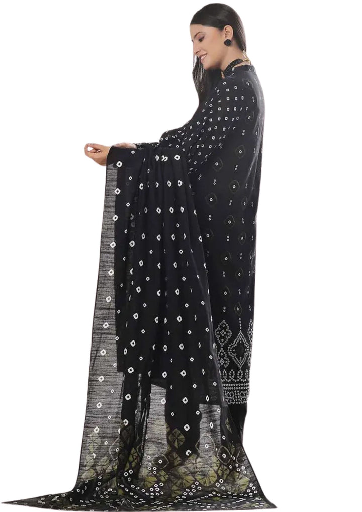 Classic black Khaddar outfit near me  for women ready to wear winter suit from Vavaa near me.